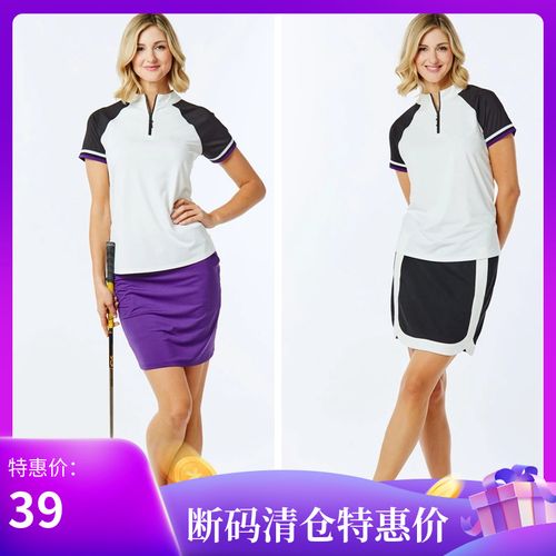 高尔夫衣服女装短袖t恤golf运动polo衫速干透气大码bk宽松球衣