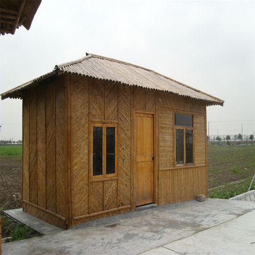 竹屋工程户外别墅木屋竹房子园林景观 休闲仿古户外公园房子定制