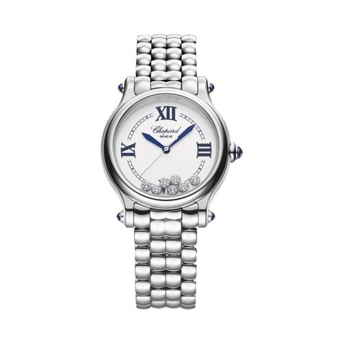 chopard萧邦手表happysport女表快乐7钻石钢带机械表278610-3001