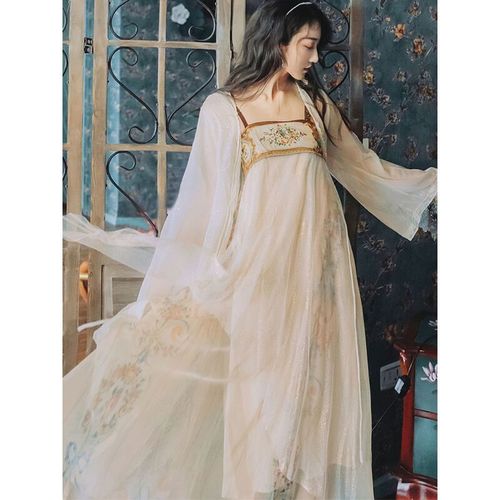 小个子150汉服上班穿的连衣裙女中国风中式伴娘服小众冬天汉素