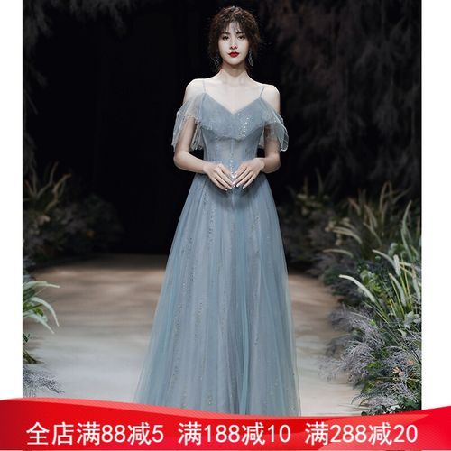 黄花地 姐妹团伴娘礼服女森系姐妹团伴娘服202秋季新款生日气质晚礼服
