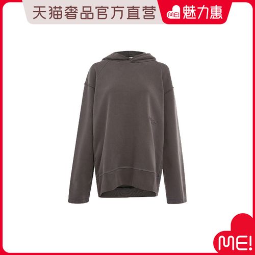 ambush多色纯色设计宽松男女同款连帽卫衣秋季套头米色秋冬