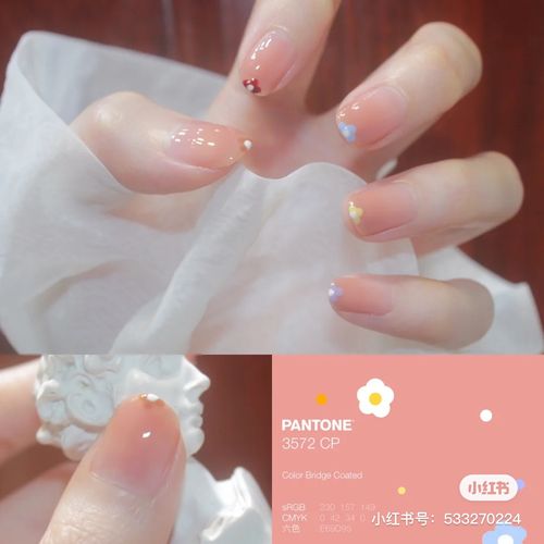 美甲贴片ins风成品假指甲高级短款拆卸穿戴式可爱小清新网红爆款