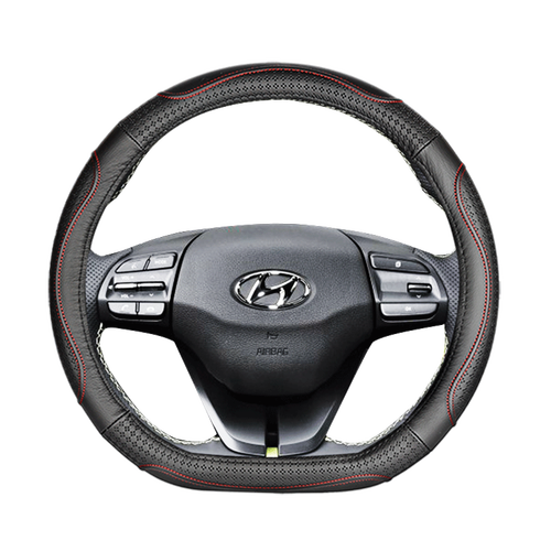 酷斯特现代encino昂希诺2018款车把套d型专用19胜达菲斯塔方向盘