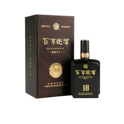 【酒厂自营】安徽百年皖酒42度500ml惠通天下18纯粮
