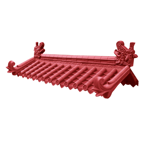 树脂瓦仿古瓦架子图片单面双面四面流水瓦片琉璃瓦青瓦灰瓦白银市