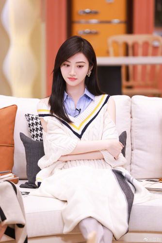 原版流光之城景甜冯世真同款针织衫中长款毛衣v领拼接衬衫假两件