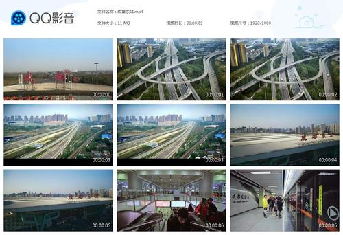 成都东站航拍成都高铁站火车站成都高架桥立交桥实拍视频素材