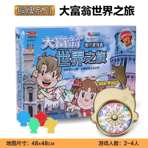 大富翁世界之旅中国之旅游戏强手棋地产大亨银行桌游飞行棋 世界之旅