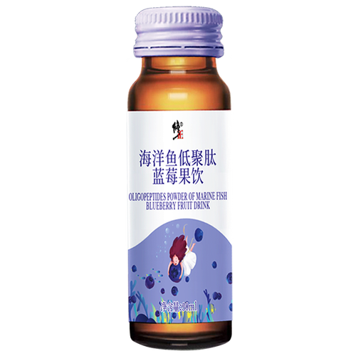 【京品严选】修正 海洋鱼蓝莓果饮口服液修正海洋鱼低聚肽蓝莓果饮