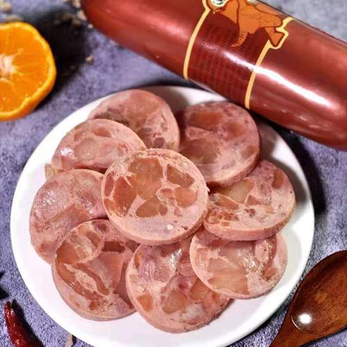 风味香肠牛肉牛筋肠俄式肉肠卢布肠350g贵族红