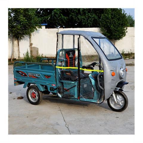 三轮车摩托车雨棚车篷车棚驾驶室前车头遮阳挡风避雨全封闭式【4月16