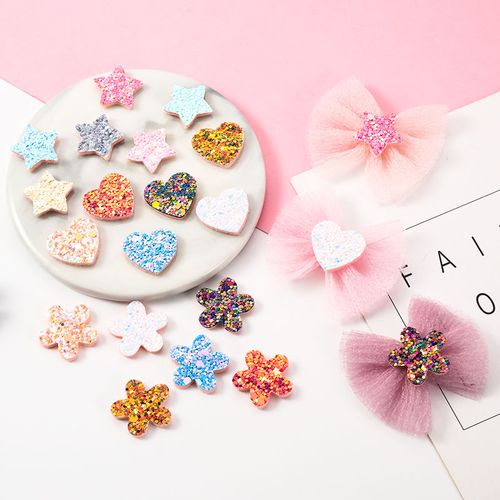 闪亮片不织布手工制作diy发夹发箍发圈发卡发饰材料包