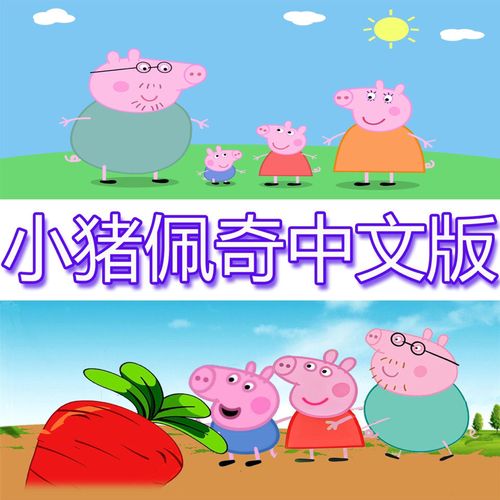 32g内存卡小猪佩奇中文版1-6季195集国语内优盘车载动画片u盘