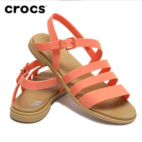 crocs卡骆驰凉鞋女鞋2022夏季新款运动拖鞋休闲沙滩鞋206107-82r