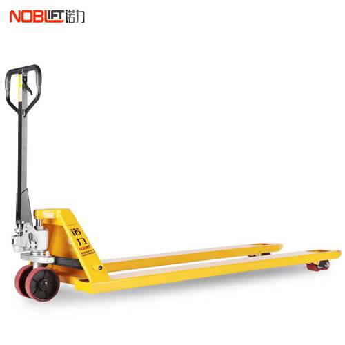 诺力(noblift)叉车加长手动液压搬运车2.5吨1.5米1.8米2米手动