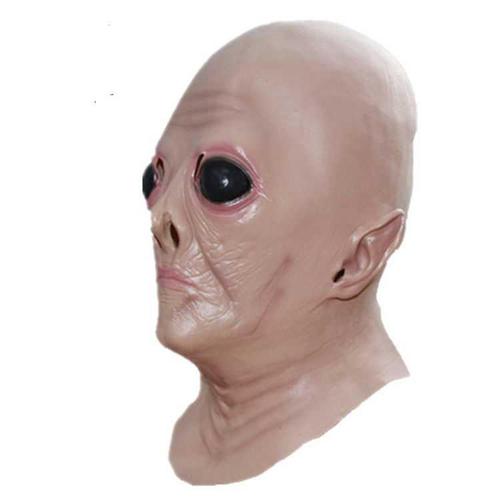 外星人头套硅胶面具全脸套头角色扮演鬼屋密室恐怖