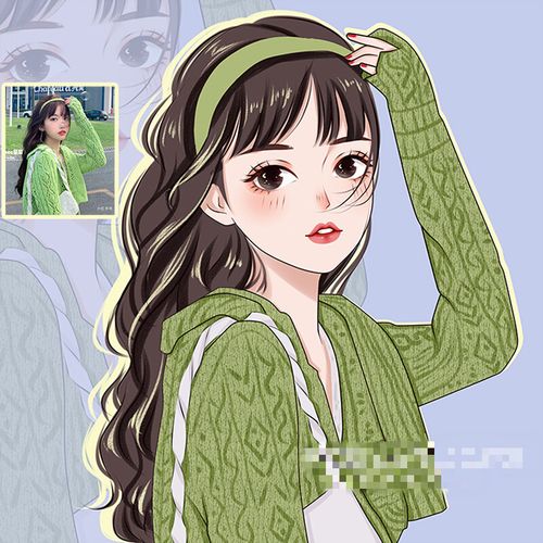 约稿 手绘头像定制微信头像画情侣真人照片动漫画卡通设计原创画师