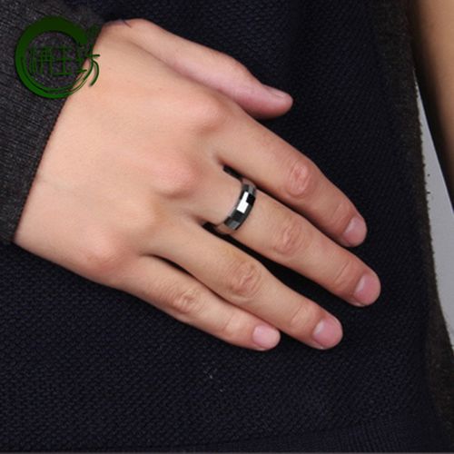 洅玉坊至生至爱钨金男士戒指情侣对戒 钨金女饰品指环手饰 可刻字 女