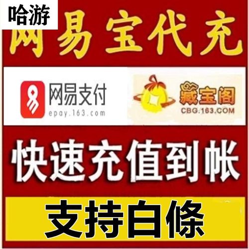 支持白條网易宝代充值1000元网易支付1000元 梦幻cbg藏宝阁充值到帐
