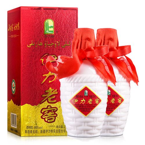 46度 伊力老 伊力小老窖 塞外伊力白酒 250ml*2/4装 双瓶装250ml*2