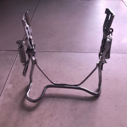 电瓶车后撑电动自行车双撑双支撑脚架大支架车梯支梯站脚踢撑配件【3