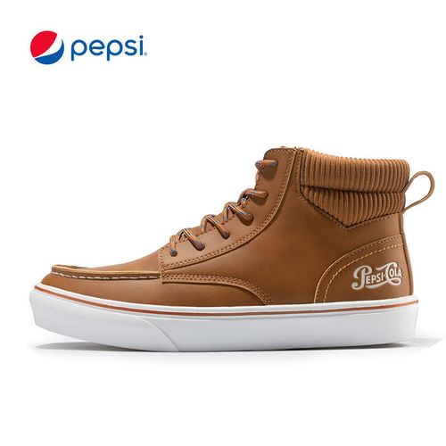 pepsi百事高帮鞋春夏季新款舒适男士时尚耐磨板鞋运动休闲潮鞋男