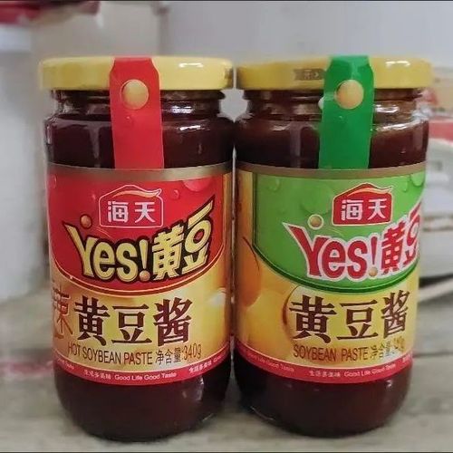 海天黄豆酱800g/230g/340g辣黄豆酱调味料豆瓣酱辣椒酱东北大酱