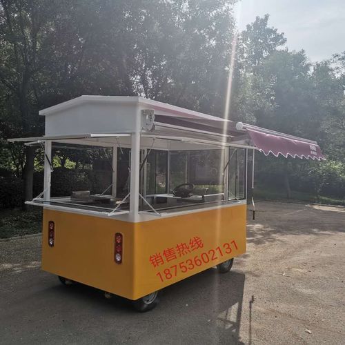 小吃车餐车手推电动摆摊多功能移动四轮户外烧烤美食餐厅商用房车