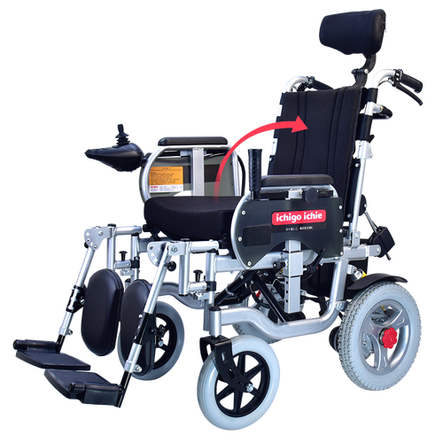一期一会(ichigo ichie)日本品牌电动轮椅 老年人可折叠平躺轻便残疾