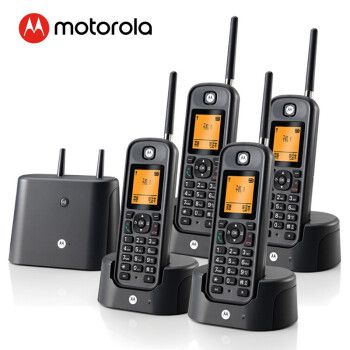 摩托罗拉(motorola) o201c远距离数字无绳电话机子母机可一拖四 办公