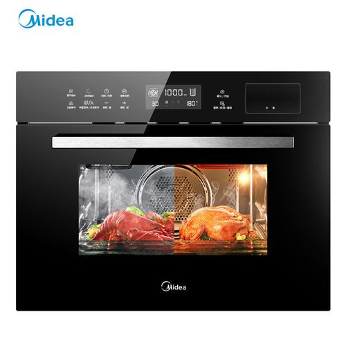美的(midea) tqn34fbj-sa 伯爵嵌入式蒸箱烤箱二合一体机电蒸箱家用
