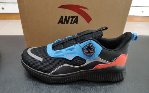 安踏跑鞋男新鞋减震旋钮休闲轻便跑鞋时尚潮流运动休闲鞋11915580