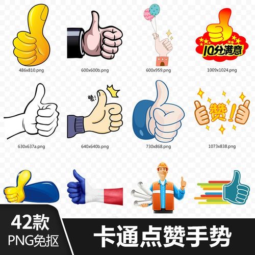 png免抠卡通创意拇指点赞表扬夸奖赞赏手势手指素材n171图库素材