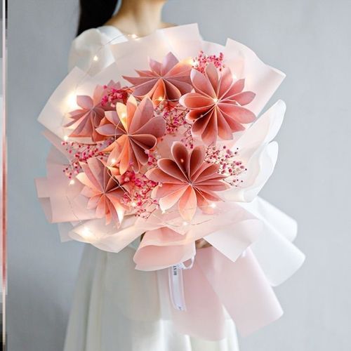 网红创意花束k有钱花花束材料手工花束diy材料包送男朋友e生日礼