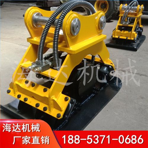 厂家定做挖掘机震动夯 液压夯实器 挖机倾斜斗 松土器 机械抓木器
