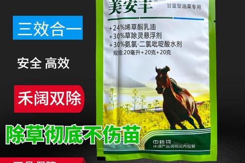 5/袋 二氯吡啶酸 油菜除草剂油菜苗后除草剂油菜专用除草剂烯草酮草除