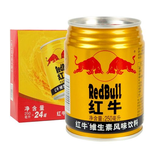红牛 (redbull)  维生素风味饮料   运动 加班 熬夜 能量饮品 24罐