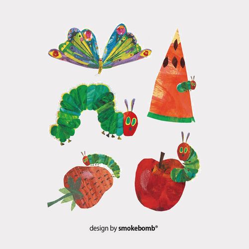 smokebomblab kids儿童款好饿的毛毛虫 caterpillars