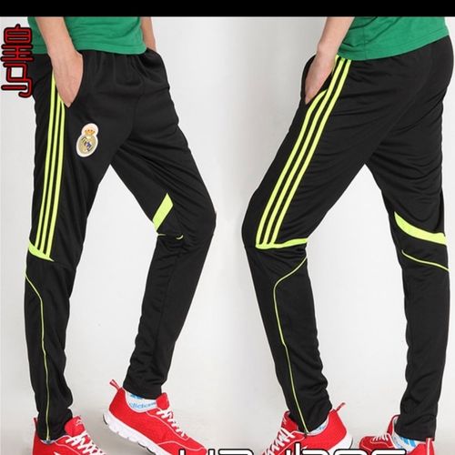 运动裤皇马德国透气休闲裤速干吸汗拉链收脚裤跑步健身足球训练裤