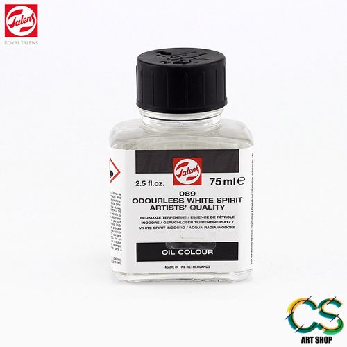 包邮荷兰进口 talens泰伦斯 油画无味白精油 089 油画稀释剂 75ml