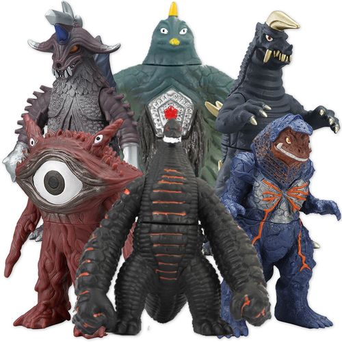 奥特曼怪兽玩具 软胶人偶模型 银河怪兽大乱斗 哥莫拉艾雷王雷德王 男