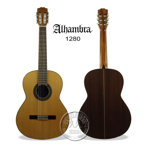 四皇冠◆ 西班牙原产 alhambra 阿尔罕布拉 单板古典吉他1280包邮