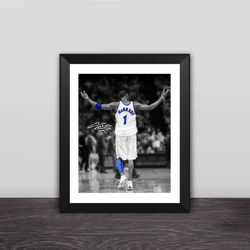 tmac麦迪经典背影款实木装饰相框照片墙桌摆挂框摆件家居壁画