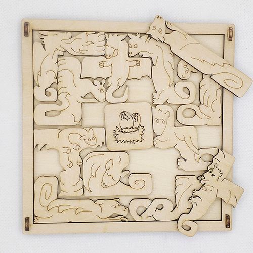 puzzle拼图十级超高难度龙巢龙的宝藏烧脑系木质拼版益智玩具