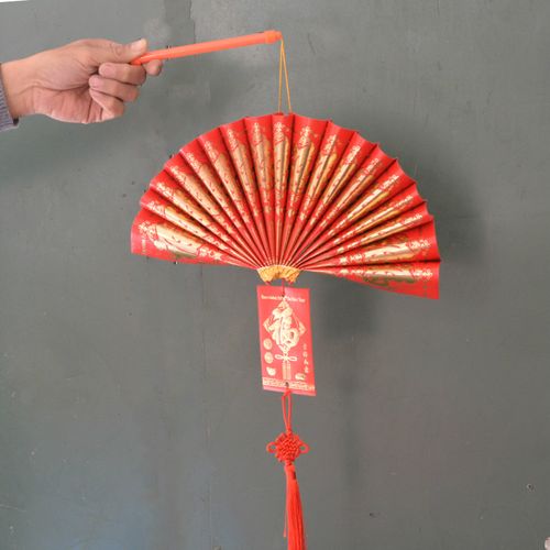 2020春节灯笼利是封 用大红包做把漂亮扇子花灯儿童亲子手工灯笼