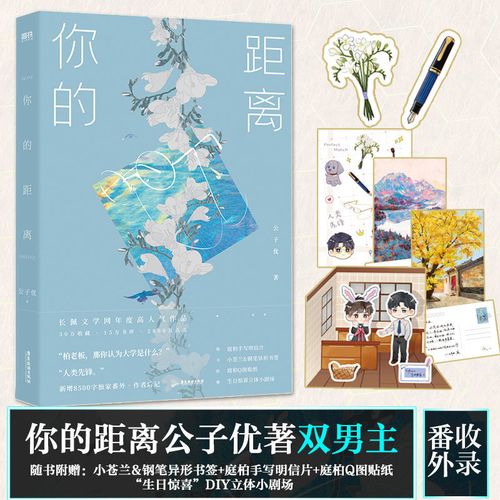 正版现货 你的距离 公子优著 青春校园双男主耽美书籍a