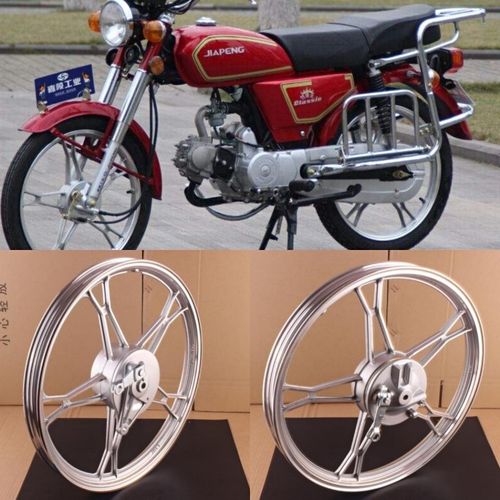 嘉陵摩托车配件助力车jh70/90 轮毂 前后车轮钢圈轮胎圈铝圈