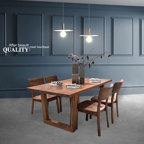 汉斯麦尔|hansmer 黑胡桃餐台 餐厅 实木 原木精工 无现货