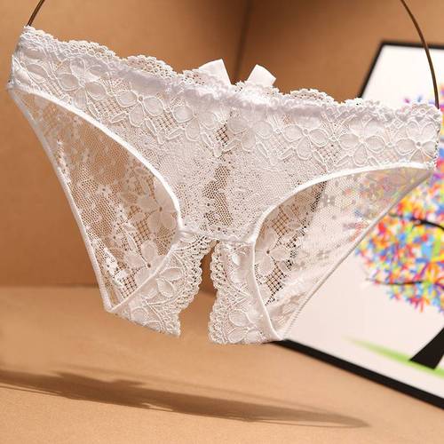 浪莎顶呱呱欧式女裤透明蕾丝拼接网纱日系无痕亲肤丁字裤柔软舒适女士